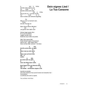 Produktbild des Artikels Noten - Download Dein eigenes Lied / La Tua Canzone