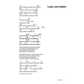 Produktbild des Artikels Noten - Download Lass uns leben