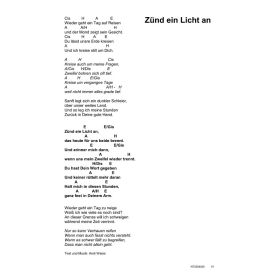 Produktbild des Artikels Noten - Download Zünd ein Licht an