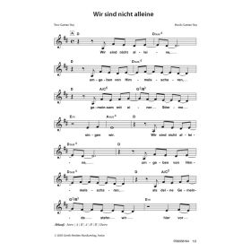 Produktbild des Artikels Noten - Download Wir sind nicht alleine