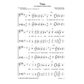 Produktbild des Artikels Noten - Download Treu