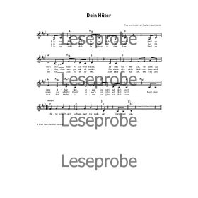 Produktbild des Artikels Noten - Download Dein Hüter