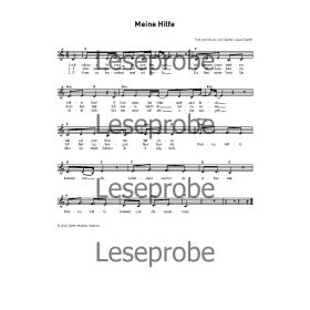 Produktbild des Artikels Noten - Download Meine Hilfe