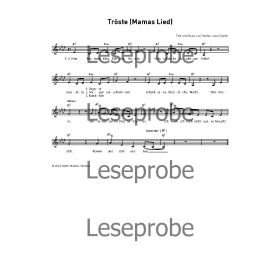 Produktbild des Artikels Noten - Download Tröste (Mamas Lied)