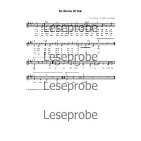 Produktbild des Artikels Noten - Download In deine Arme