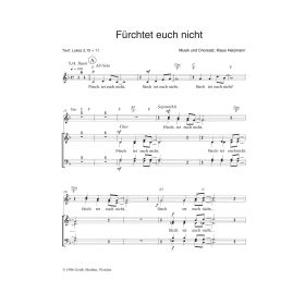 Produktbild des Artikels Noten - Download Fürchtet euch nicht