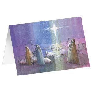 Produktbild des Artikels Kunstkarten "Kommet ihr Hirten" 6 Stk. (Schreibwaren)