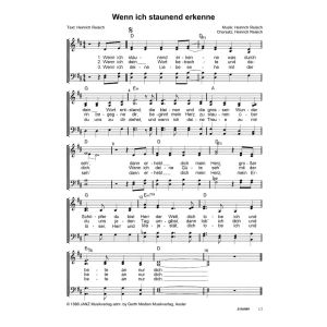 Produktbild des Artikels Wenn ich staunend erkenne (Noten - Download)