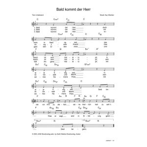 Produktbild des Artikels Bald kommt der Herr (Noten - Download)