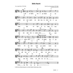 Produktbild des Artikels Stille Nacht (Noten - Download)