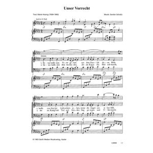 Produktbild des Artikels Unser Vorrecht (Noten - Download)