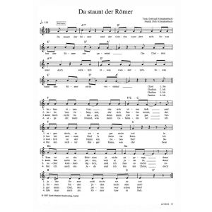 Produktbild des Artikels Da staunt der Römer (Noten - Download)