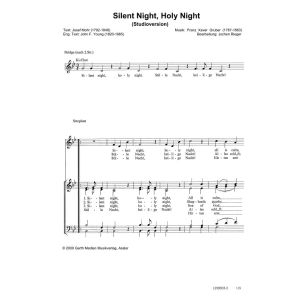 Produktbild des Artikels Silent Night, Holy Night / Stille Nacht (Noten - Download)