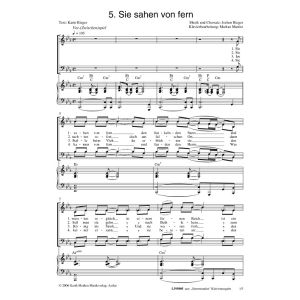 Produktbild des Artikels Sie sahen von fern (Noten - Download)