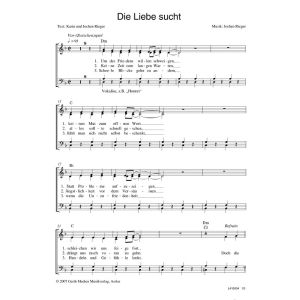 Produktbild des Artikels Die Liebe sucht (Noten - Download)