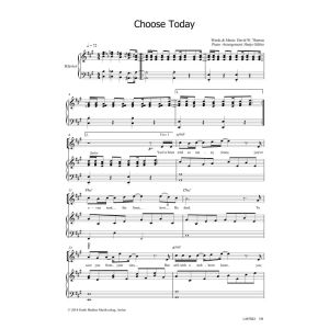 Produktbild des Artikels Choose Today (Noten - Download)