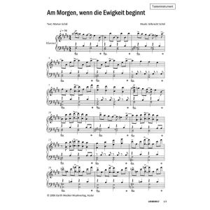 Produktbild des Artikels Am Morgen, wenn die Ewigkeit beginnt (Tasteninstrument) (Noten - Download)