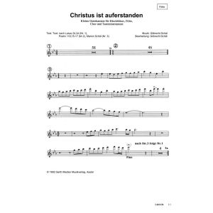 Produktbild des Artikels Christus ist auferstanden (Flöte) (Noten - Download)