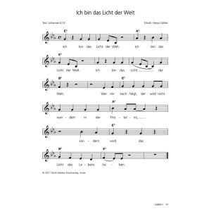 Produktbild des Artikels Ich bin das Licht der Welt (Noten - Download)