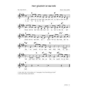 Produktbild des Artikels Herr glücklich ist das Volk (Noten - Download)