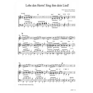 Produktbild des Artikels Lobe den Herrn! Sing ihm dein Lied (Noten - Download)
