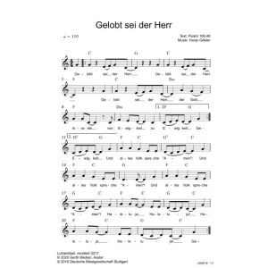 Produktbild des Artikels Gelobt sei der Herr (Noten - Download)