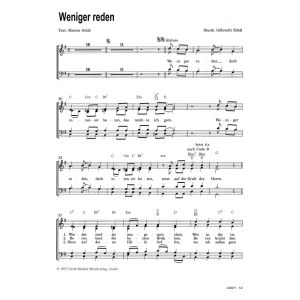 Produktbild des Artikels Weniger reden (Noten - Download)