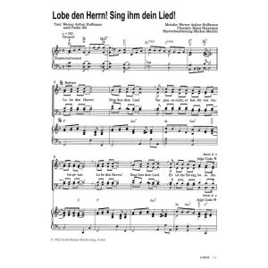 Produktbild des Artikels Lobe den Herrn! Sing ihm dein Lied! (Noten - Download)