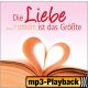 Deine Liebe Herr ist Leben (Playback ohne Backings)